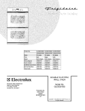 COVER Diagram and Parts List for GLEB30T9DQB  Frigidaire Wall Oven
