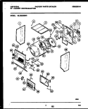 CABINET AND COMPONENT PARTS Diagram and Parts List for MLXE62RBD0  Frigidaire Washer Dryer Combo