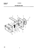 AIR HANDLING PARTS Diagram and Parts List for FAS182H2A1  Frigidaire Air Conditioner