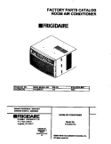 COVER Diagram and Parts List for FAC064J7A2  Frigidaire Air Conditioner
