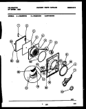 DOOR PARTS Diagram and Parts List for DGT400KW2  Kelvinator Dryer