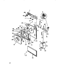 DOOR, FRONT PANEL Diagram and Parts List for LT250EXF2  Frigidaire Washer