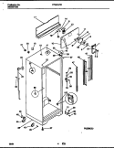 CABINET PARTS Diagram and Parts List for FPGC18TAL3  Frigidaire Refrigerator