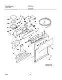 DISPENSER Diagram and Parts List for FRS23KR4AQ5  Frigidaire Refrigerator