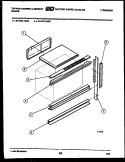 EXTRUSION ASSEMBLY Diagram and Parts List for 57-2707-00-03  Tappan Microwave