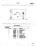 MISCELLANEOUS PARTS Diagram and Parts List for MLCE52RCS0  Tappan Washer