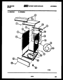 CABINET PARTS Diagram and Parts List for DEC310A2W  Kelvinator Dryer