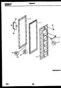 Part Location Diagram of 215477011 Frigidaire PANEL-Freezer  DOOR