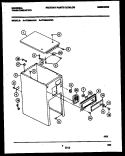CABINET PARTS Diagram and Parts List for TC500AWW0  Frigidaire Trash Compactor