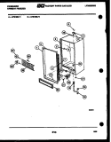 CABINET PARTS Diagram and Parts List for UFS19EL2  Frigidaire Freezer