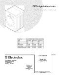 COVER Diagram and Parts List for FAQG7077KR0  Frigidaire Dryer