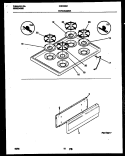 COOKTOP AND DRAWER PARTS Diagram and Parts List for CGC3S5WXG  Gibson Range