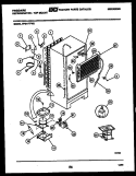 SYSTEM AND AUTOMATIC DEFROST PARTS Diagram and Parts List for FPD17TFA2  Frigidaire Refrigerator
