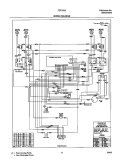 WIRING DIAGRAM Diagram and Parts List for FEF376AQJ  Frigidaire Range