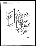 DOOR PARTS Diagram and Parts List for RT197MCD2  Frigidaire Refrigerator