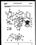 BODY PARTS Diagram and Parts List for CE301SP2D1  Frigidaire Range