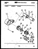 MOTOR AND BLOWER PARTS Diagram and Parts List for DEIFW0  Frigidaire Dryer