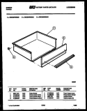 DRAWER PARTS Diagram and Parts List for CEC2M4WSAD  Gibson Range