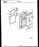 DOOR PARTS Diagram and Parts List for WRT13CGBW0  Frigidaire Refrigerator