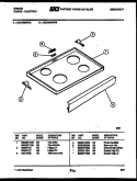 Part Location Diagram of 5303271908 Frigidaire MAIN TOP, WHITE