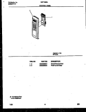 Part Location Diagram of 5303296393 Frigidaire PANEL-CONTROL Assembly