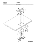 CONTROL PANEL Diagram and Parts List for GLEC36S8ABC  Frigidaire Cooktop