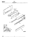 SPLASHER / LIGHT Diagram and Parts List for 73-3951-00-04  Tappan Range