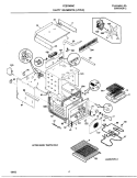 CAVITY UPPER Diagram and Parts List for FEB798WCCE  Frigidaire Wall Oven