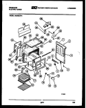 BODY PARTS Diagram and Parts List for RE34BAF5  Frigidaire Range