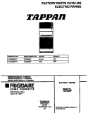 COVER Diagram and Parts List for TEO356BFD1  Tappan Range