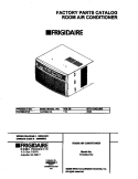 COVER Diagram and Parts List for FAC085J7A2  Frigidaire Air Conditioner