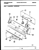 CONSOLE AND CONTROL PARTS Diagram and Parts List for WWX233YBD0  Frigidaire Washer