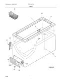 CABINET Diagram and Parts List for GFC1524FWA  Gibson Freezer