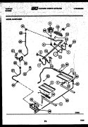 BURNER, MANIFOLD AND GAS CONTROL Diagram and Parts List for 30-3979-00-01  Tappan Range