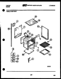 LOWER BODY PARTS Diagram and Parts List for 72-2547-00-07  Tappan Range