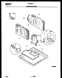 COMPRESSOR PARTS Diagram and Parts List for WAC056P7A2  Frigidaire Air Conditioner