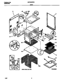 BODY Diagram and Parts List for MEF326WFSB  Frigidaire Range