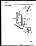 CABINET PARTS Diagram and Parts List for MFU09M2BW1  Frigidaire Freezer