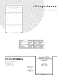 COVER Diagram and Parts List for FEFL79DQG  Frigidaire Range