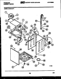 CABINET PARTS Diagram and Parts List for LCG751LL1  Frigidaire Washer Dryer Combo
