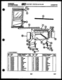 WINDOW MOUNTING PARTS Diagram and Parts List for AHR24NS5E1  Frigidaire Air Conditioner