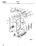 CABINET Diagram and Parts List for GRT22QRCD0  Gibson Refrigerator