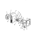 SHROUD, SCROLL, BLOWER MOTOR (`SLID Diagram and Parts List for A13MUD2  Frigidaire Air Conditioner