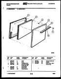 COOKTOP PARTS Diagram and Parts List for GF830HXD4  Frigidaire Range
