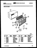 Part Location Diagram of 3017302 Frigidaire LOUVER