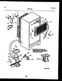 SYSTEM AND AUTOMATIC DEFROST PARTS Diagram and Parts List for ATG150NCD0  Frigidaire Refrigerator