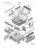 RACKS Diagram and Parts List for EDW7505HPS0A  Electrolux Dishwasher