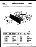 CONTROL PARTS Diagram and Parts List for SP24C6WWGA  Gibson Dishwasher