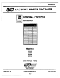 COVER Diagram and Parts List for GDH40  Frigidaire Dehumidifier