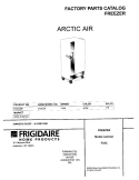 COVER Diagram and Parts List for F22CW8  Frigidaire Freezer